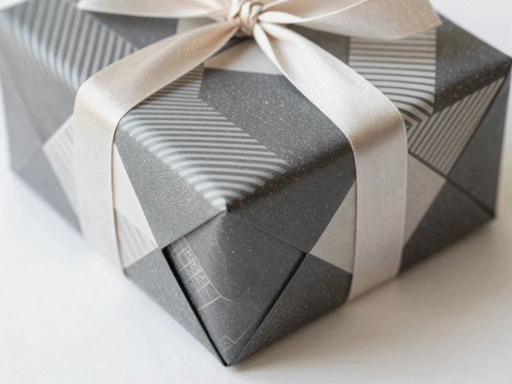Modern gift wrapping design